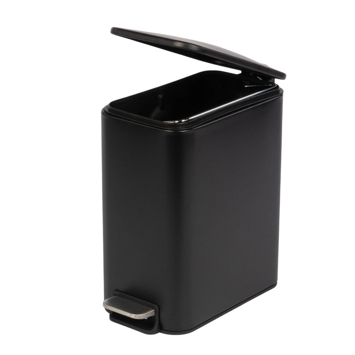 TRETEIMER Balvo 5 l - Schwarz, Metall (14/28.5/29cm) - NUXIO