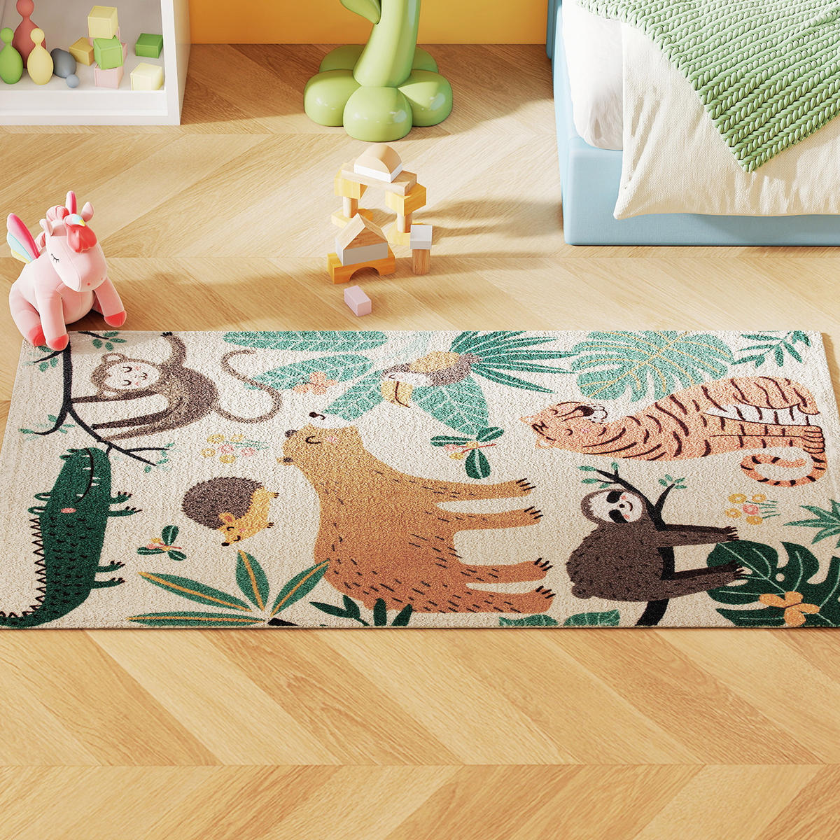 TEPPICH DE-08825 Mehrfarbig - Multicolor, Textil (80/150cm) - ComfortXL