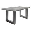 ESSTISCH ausziehbar Eila 3 160 x 90 x 75 Esszimmertisch Graphit/Beton - Hellgrau, Holz (160/90/75cm) - 58aufmkessel