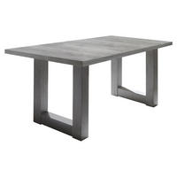 ESSTISCH ausziehbar Eila 3 160 x 90 x 75 Esszimmertisch Graphit/Beton - Hellgrau, Holz (160/90/75cm) - 58aufmkessel