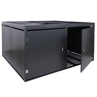 4ER-FAHRRADGARAGE PFLANZKASTEN L56B Anthrazit - Anthrazit, Metall (220/126/210cm) - MCW