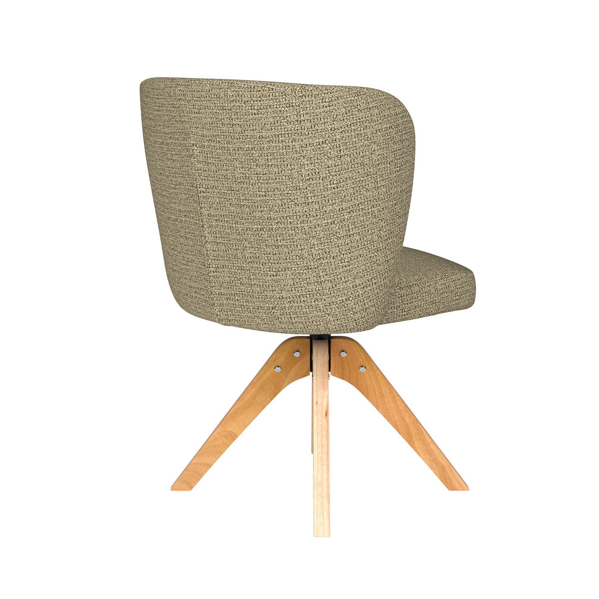 ESSZIMMERSTUHL Stan - Grün - 57/53/82 cm - Grün, Textil (53/82/57cm)