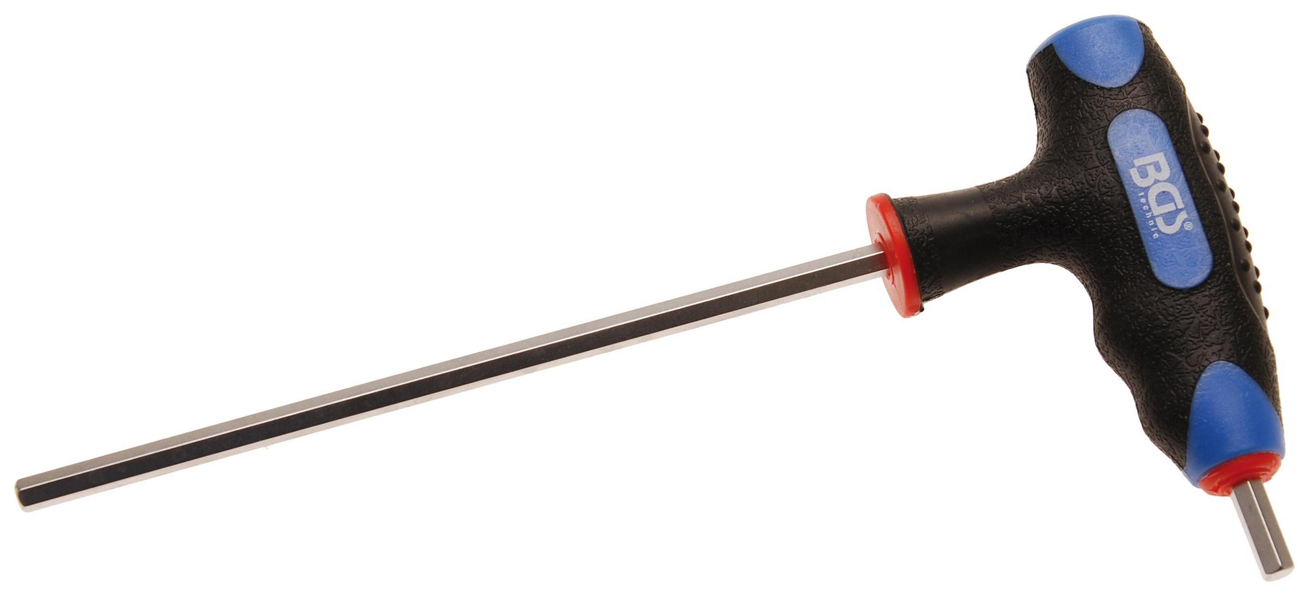 SCHRAUBENDREHER MIT T-GRIFF UND SEITLICHER KLINGE | INNENSECHSKANT 5 - Multicolor, Kunststoff/Metall (1/1cm) - BGS technic