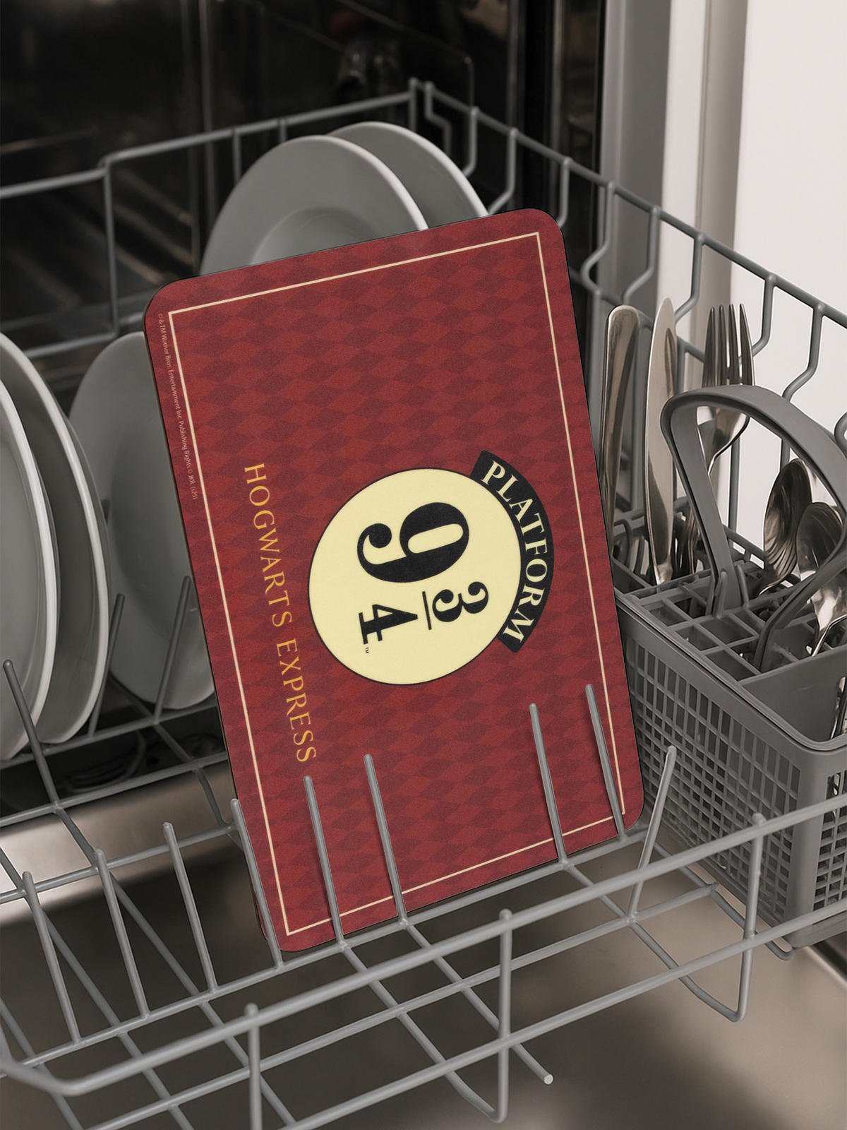 BRETTCHEN Harry Potter Hogwarts Express Platform 9 3/4 Rot 14,5 x 23,5 cm - Rot, Kunststoff (14.5/23.5cm) - United Labels