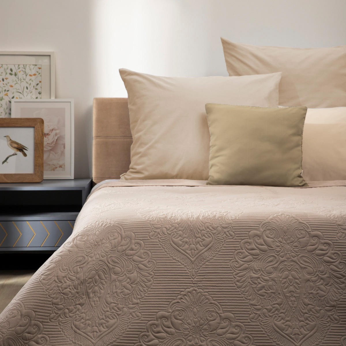 TAGESDECKE Lipari beige 200/220 cm - Beige, Textil (200/220cm) - Homla