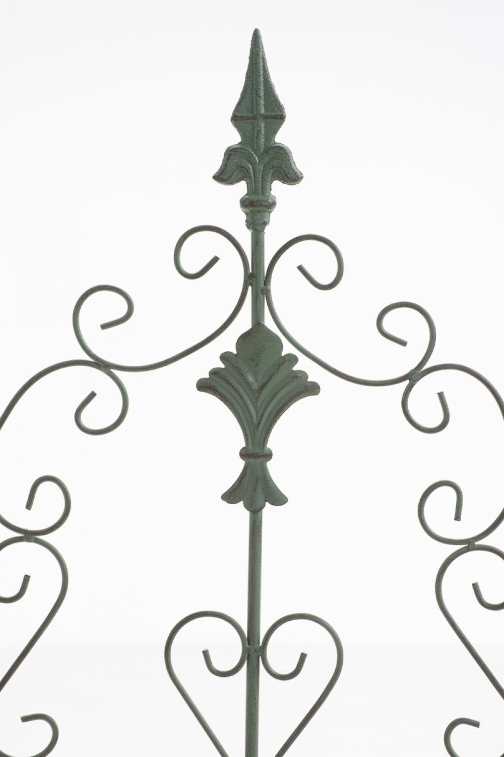 RANKGITTER Metall antik-grün - Grün, Metall (35/122/1cm) - CLP