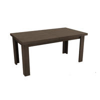 ESSTISCH ausziehbar 160-200 cm Esche dunkel - Dunkelbraun, Holzwerkstoff (160/90/75cm)