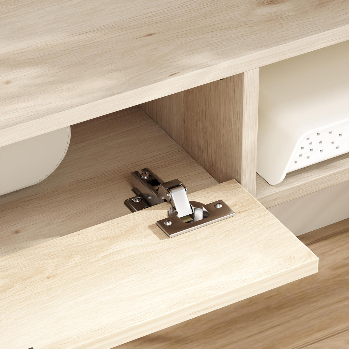 TV-MÖBEL Braun 1 Stück - Braun, Holzwerkstoff (140/16/24cm) - GiPP