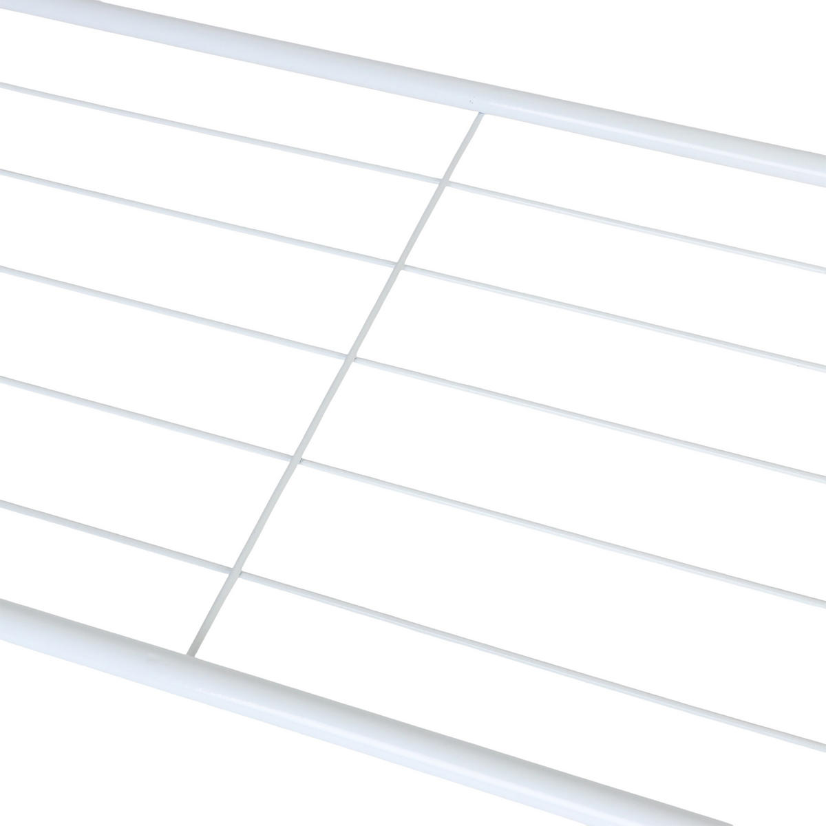 KLEIDERSTÄNDER - Weiß, Metall (60/151/34.5cm) - Relaxdays