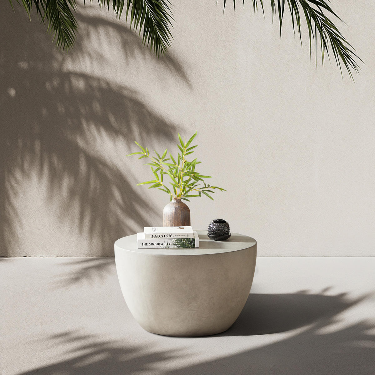 COUCHTISCH Rund Grau 64 x 64 x 38 cm - Grau, Metall (64/64/38.5cm) - Nordlys