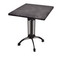 BISTROTISCH Jelena 70x70cm Quadratisch Schwarz Holz Cafétisch - Schwarz, Holz (70/70/61cm) - DELUKE