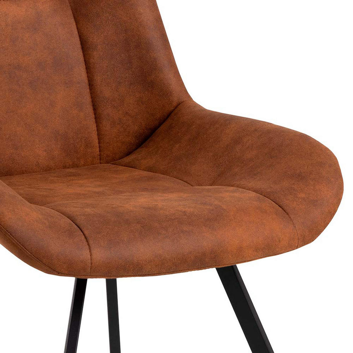 STUHL 2er-Set braun - Braun, Holzwerkstoff (54/88/59cm) - ebuy24