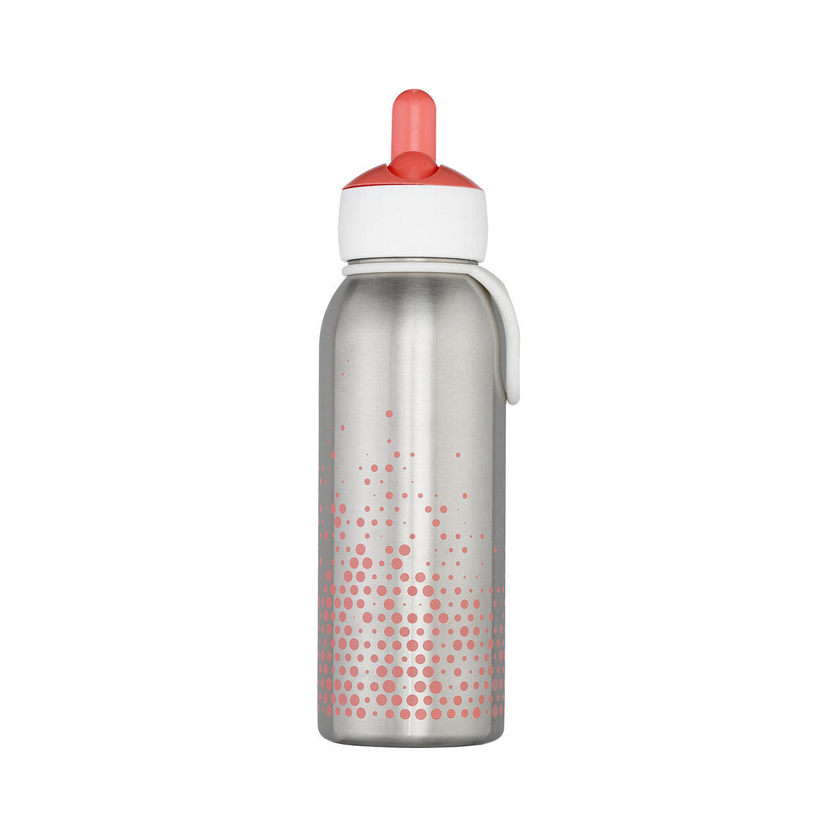 THERMOFLASCHE FLIP-UP Campus pink 350 ml - Pink/Silberfarben, Metall (0.35L) - Mepal