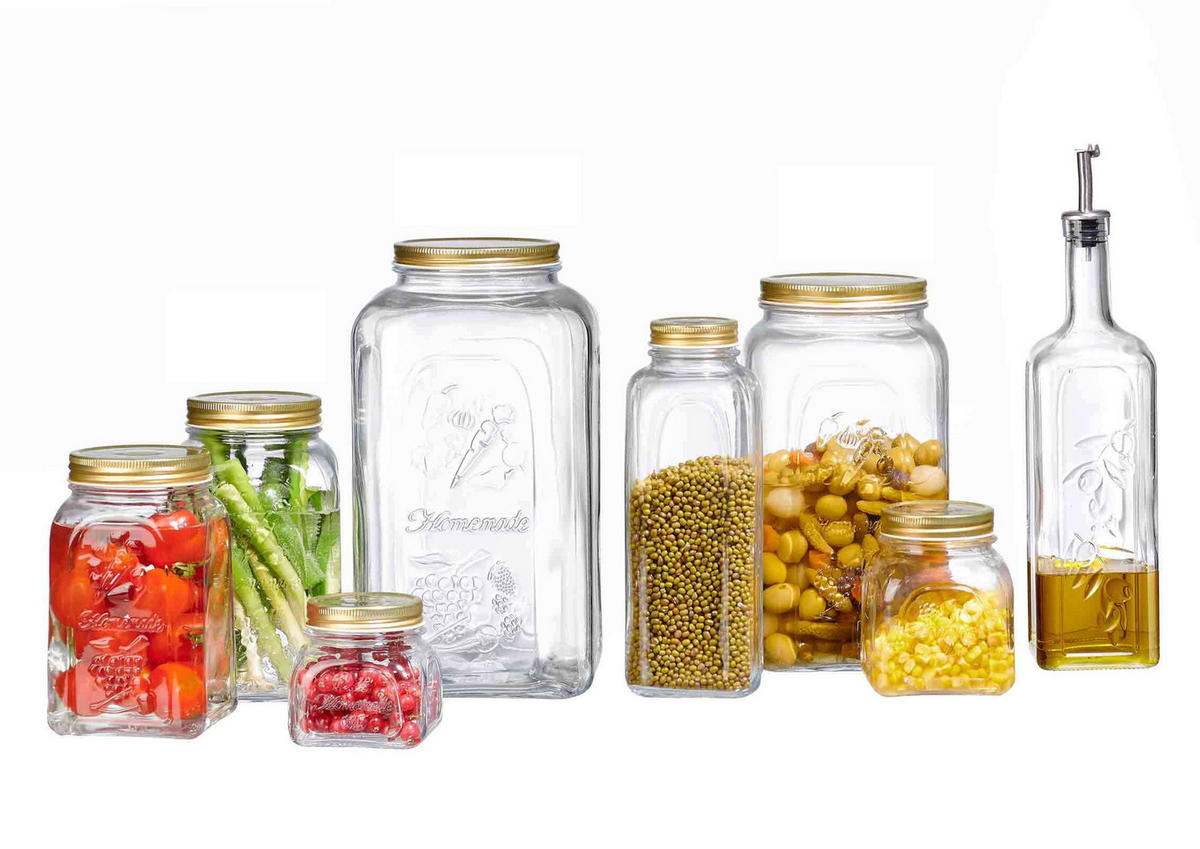 EINMACHGLÄSER Homemade transparent 300 ml 6er Set - Transparent, Glas (0.3L) - Ritzenhoff Breker