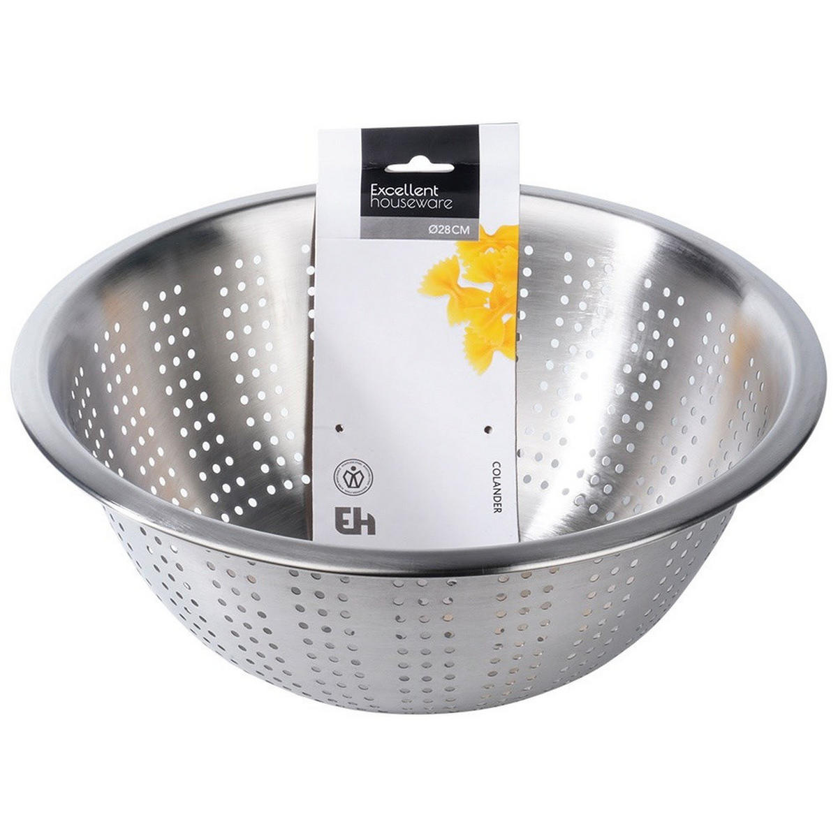 KÜCHENSIEB Silber 28 cm - Silberfarben, Metall (28cm) - Excellent Houseware