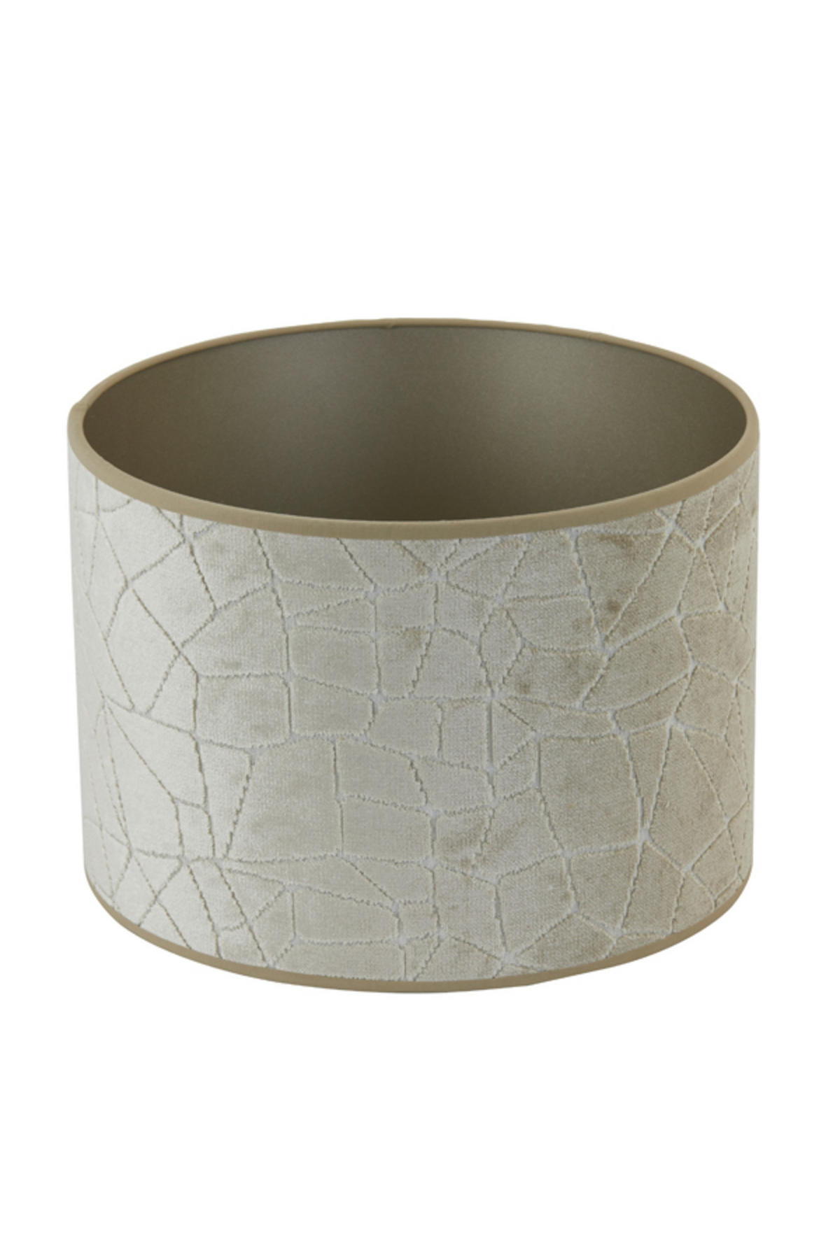 LAMPENSCHIRM Cobblestone Braun Ø30/21 cm - Braun, Textil (30/30/21cm) - Light & Living