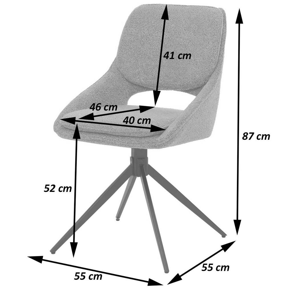 Thumbnail - MCW Esszimmerstuhl, Gelb, Textil, 55x87x55 cm, Esszimmer, Stühle, Esszimmerstühle, Vierfußstühle