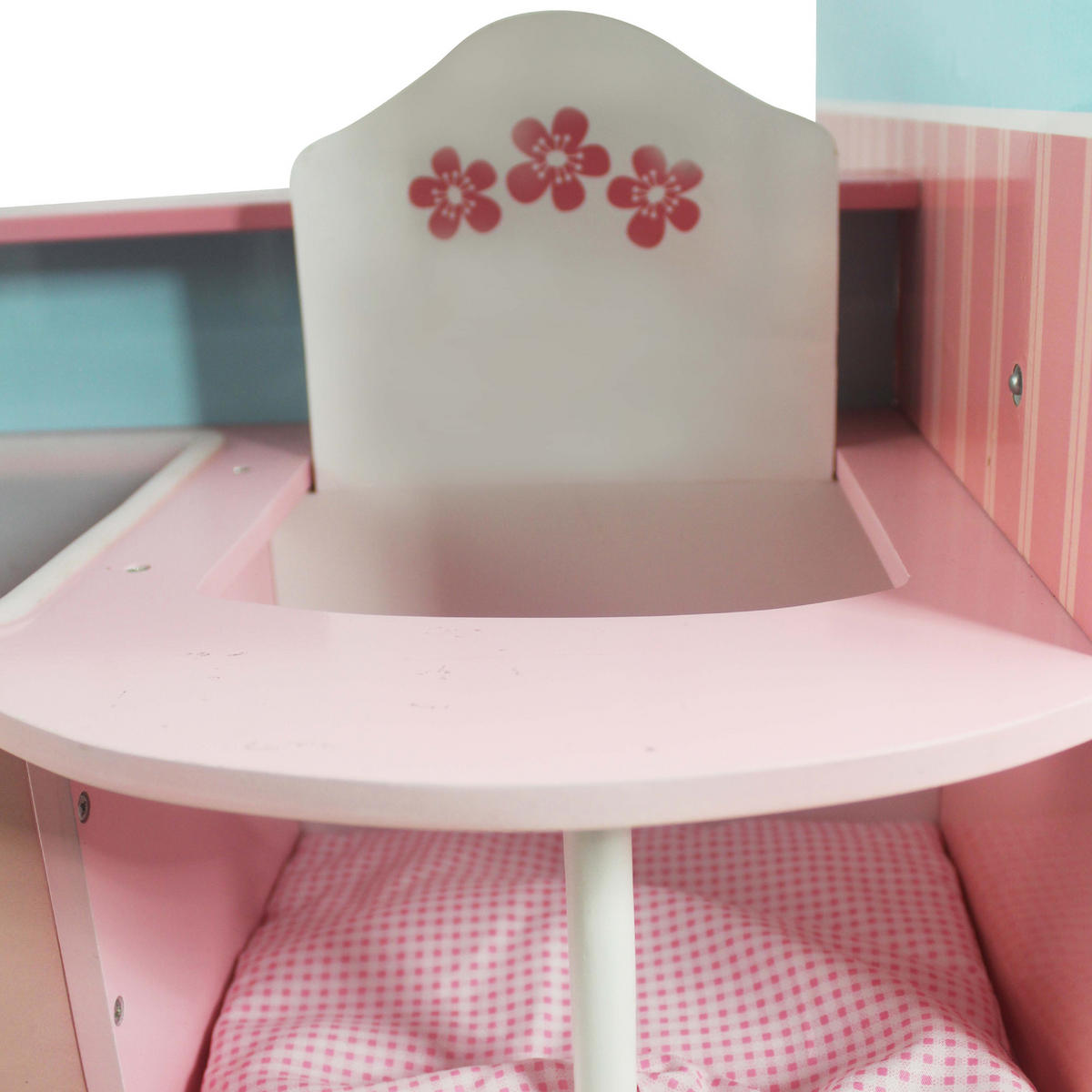 PUPPENHAUS Nursery, Holz, Rosa, 102cm - Pink, Holzwerkstoff (53/102/86cm) - Teamson Kids