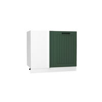 ECKUNTERSCHRANK DNP P/L - Arvion - Praktische Ecklösung - Grün, Holz/Metall (90/82/52.4cm) - ROYAL24_MARKT