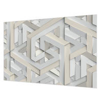 FOTOTAPETE 104x70 cm - Trugbilder - Weiß, Textil (104/70cm) - Wallfluent