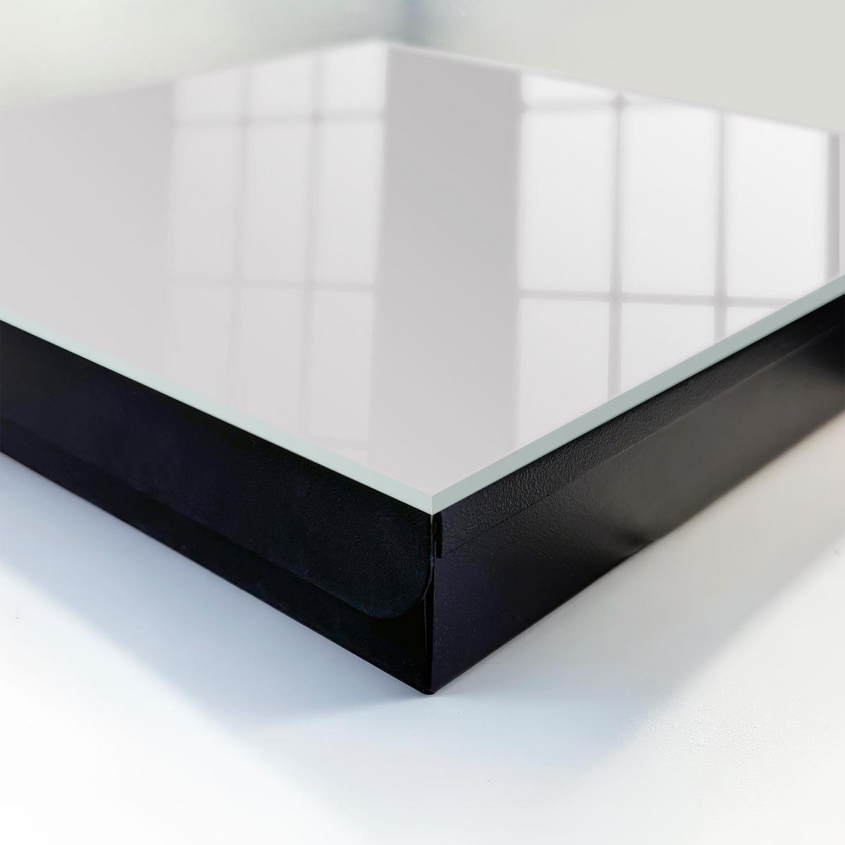 SCHLÜSSELBOX Schwarz 30x30 cm- Türöffnung nach rechts - Grau - Grau, Metall (30/30/5cm) - TULUP
