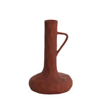 VASE Cingoli Rot Ø25/39 cm - Rot, Metall (39cm) - Light & Living