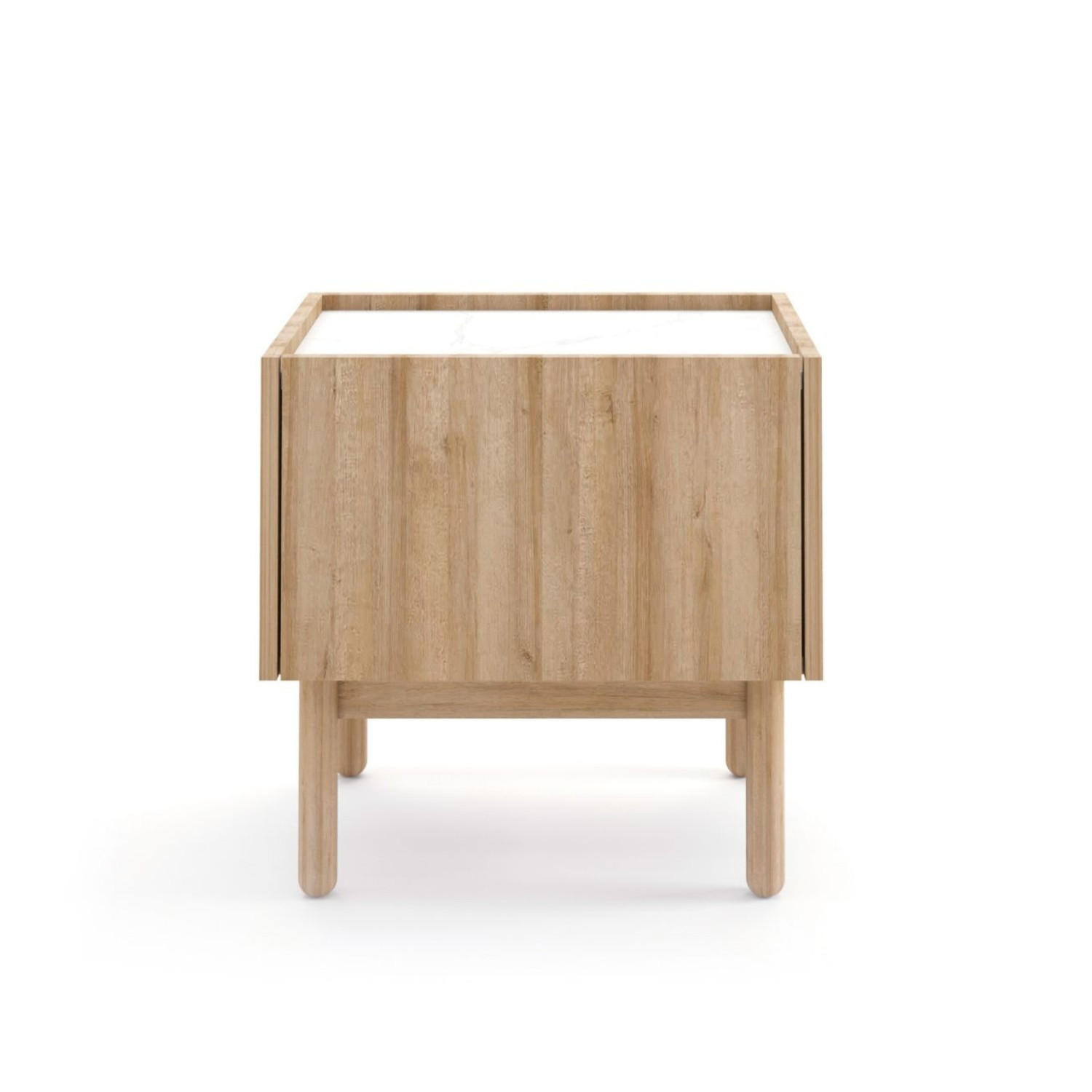 NACHTTISCH RIVIERA S50 - Eichefarben, Holzwerkstoff (50/48/37cm) - Lookway