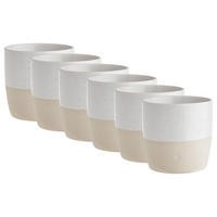 TASSE (6er Set) Me Time - Weiß, Keramik (0.35L) - Butlers