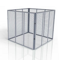 KOMPOSTER Metall silber 800L - Silberfarben, Metall (100/80/100cm) - Juskys