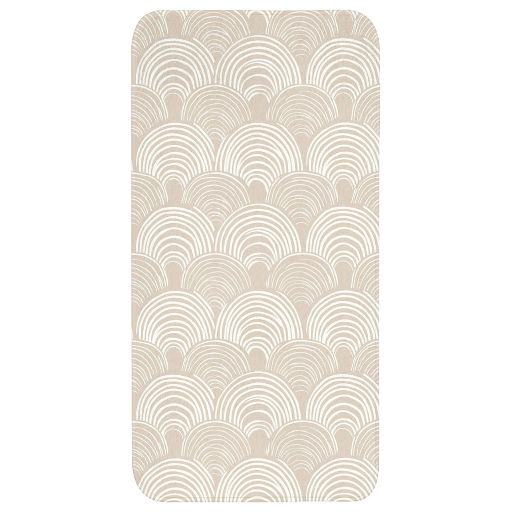 OnlyWow KOUPELNOVÁ PŘEDLOŽKA Vlny - Textura - Béžová 60x120 cm