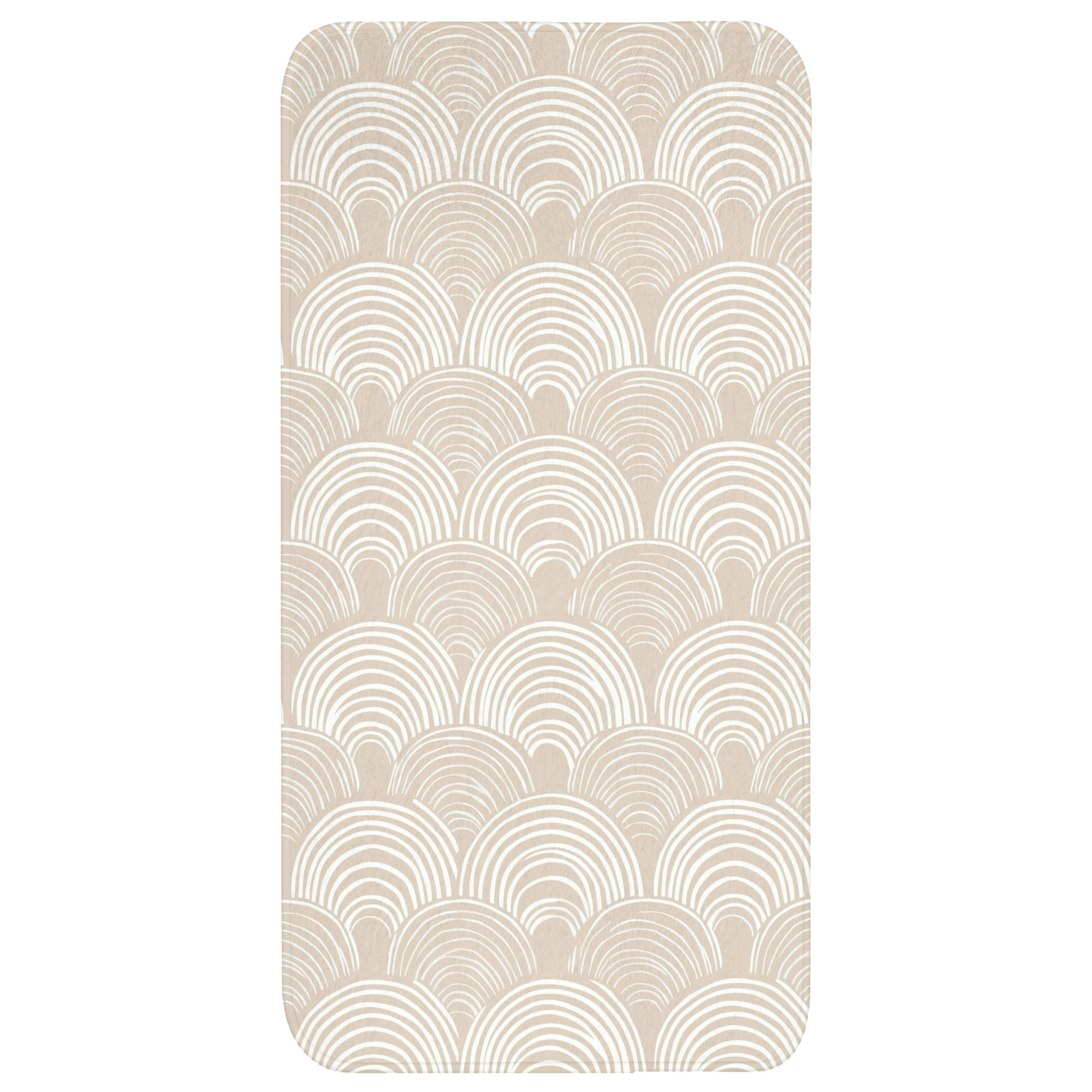 TEPIH ZA KUPAONICU Lukovi 60x120 cm - boje kašmira, tekstil/plastika (60/120cm) - OnlyWow