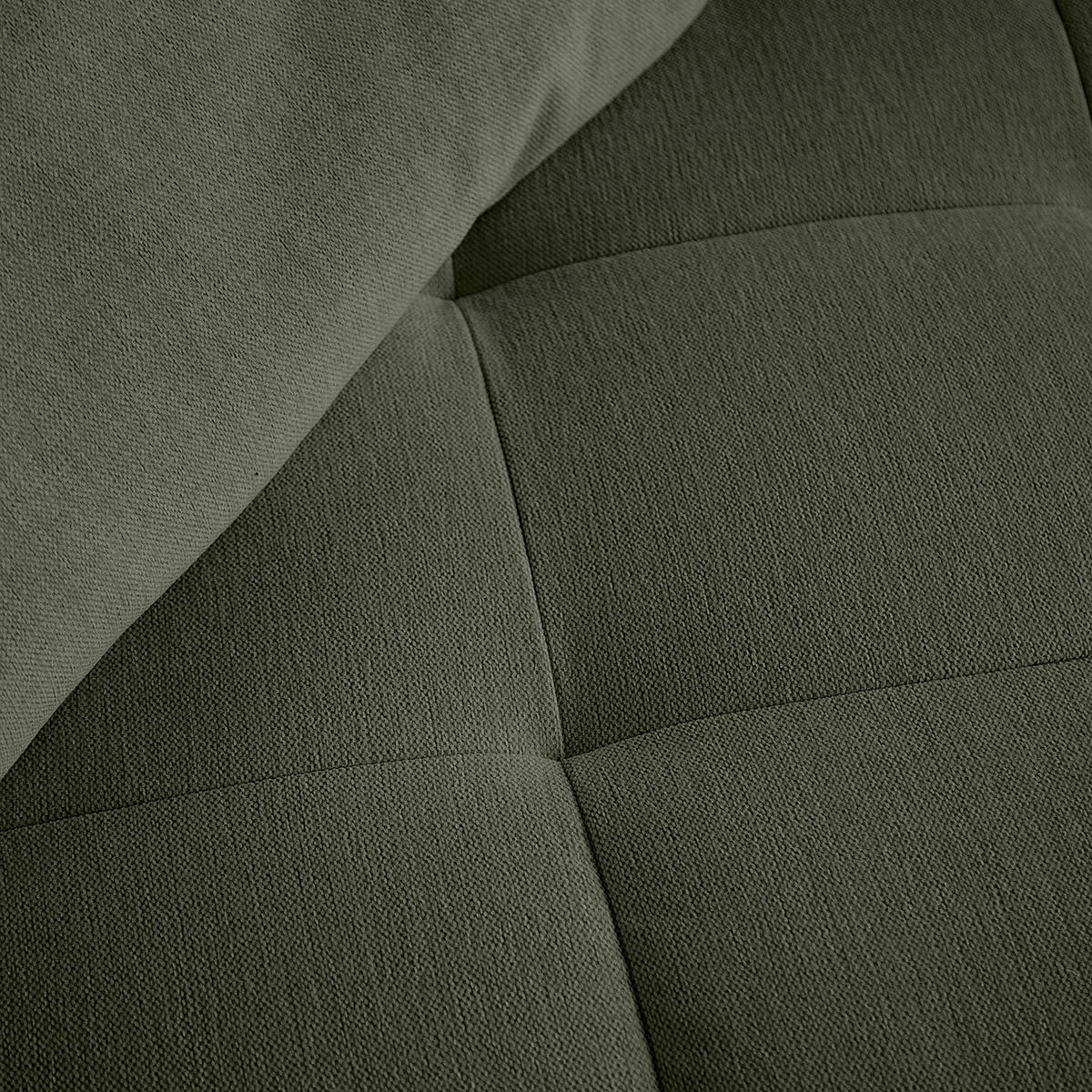 BIGSOFA - Schwarz/Grün, Holz/Kunststoff (270/72/93cm) - home24