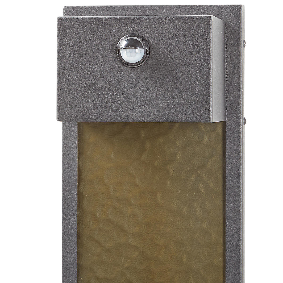 AUSSENWANDLEUCHTE Carron 13/17/40 cm - Grau, Metall (13/17/40cm) - Beliani