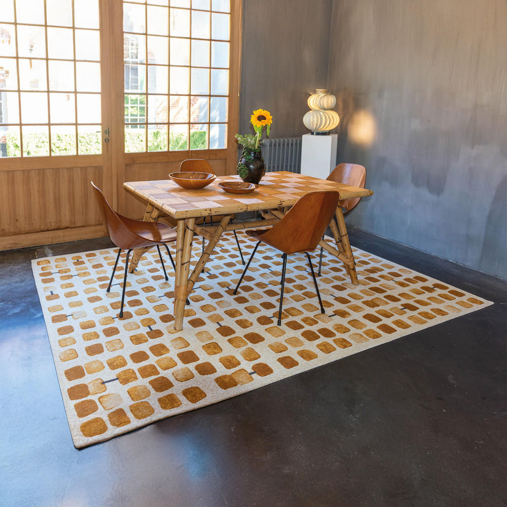 TEPPICH Peach Party Craft 140/200 cm - Gelb, Textil (140/200cm) - Louis De Poortere
