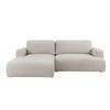 ECKSOFA LUNA mit Bettkasten und Schlaffunktion, Grau - Grau, Textil (195/271cm) - KS Home Concept
