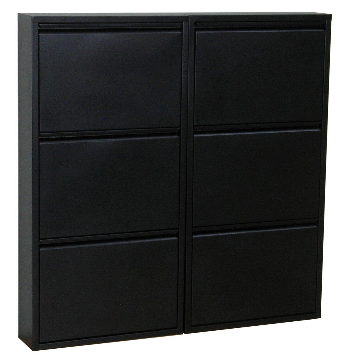 SCHUHKIPPER schwarz - Schwarz, Holzwerkstoff (101/106/16cm) - ebuy24