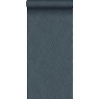 TAPETE 3D-Muster 53 cm x 10.05 m - Blau, Papier (53/1000cm) - Origin Wallcoverings