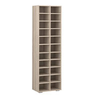 SCHUHSCHRANK Paris Sonoma 52.4 x 183.3 cm 22 Fächer - Sonoma Eiche, Holzwerkstoff (52.4/183.3/33.3cm) - Vicco