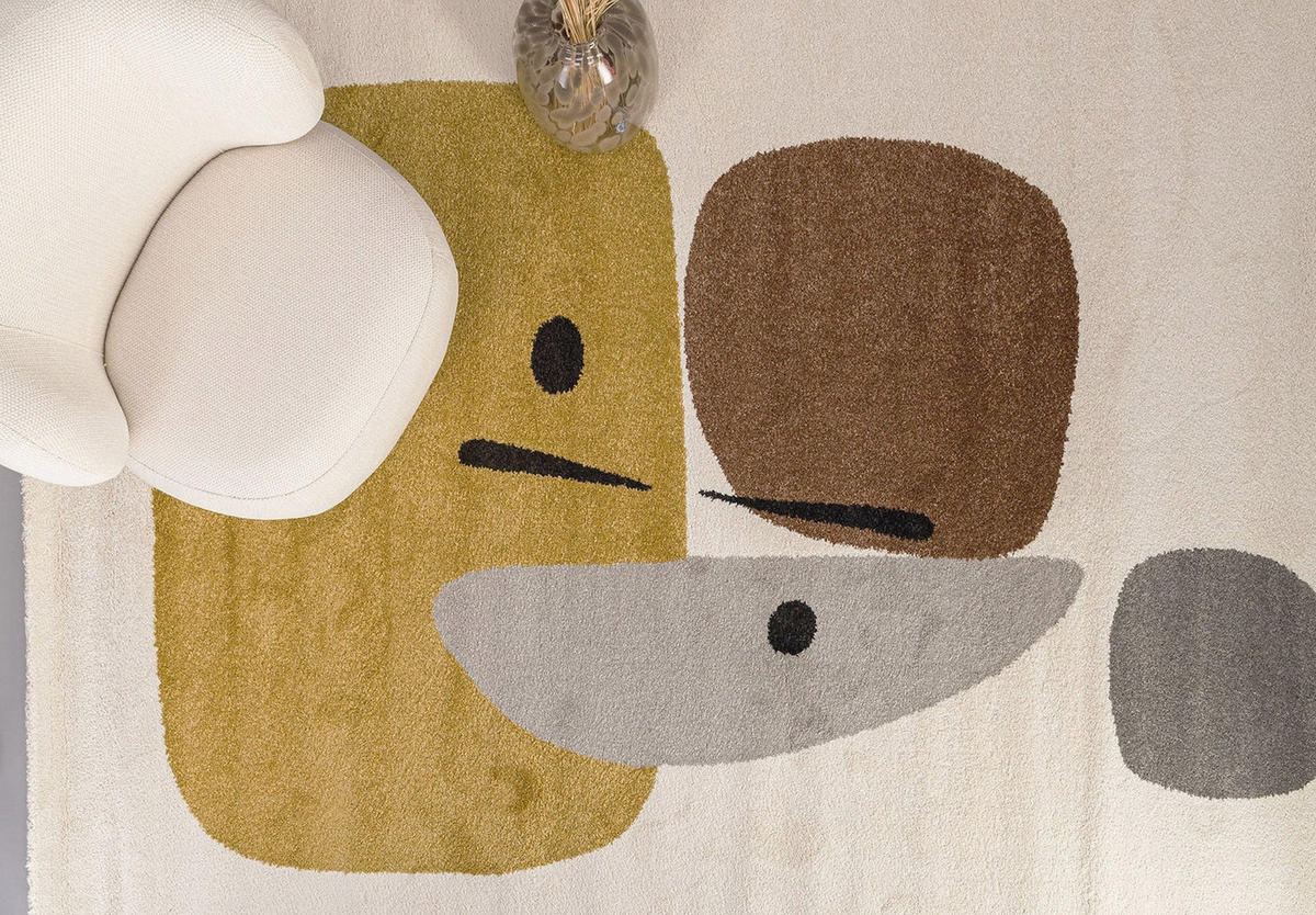 TEPPICH Design mehrfarbig - Multicolor, Textil (200/290cm) - AFK Living