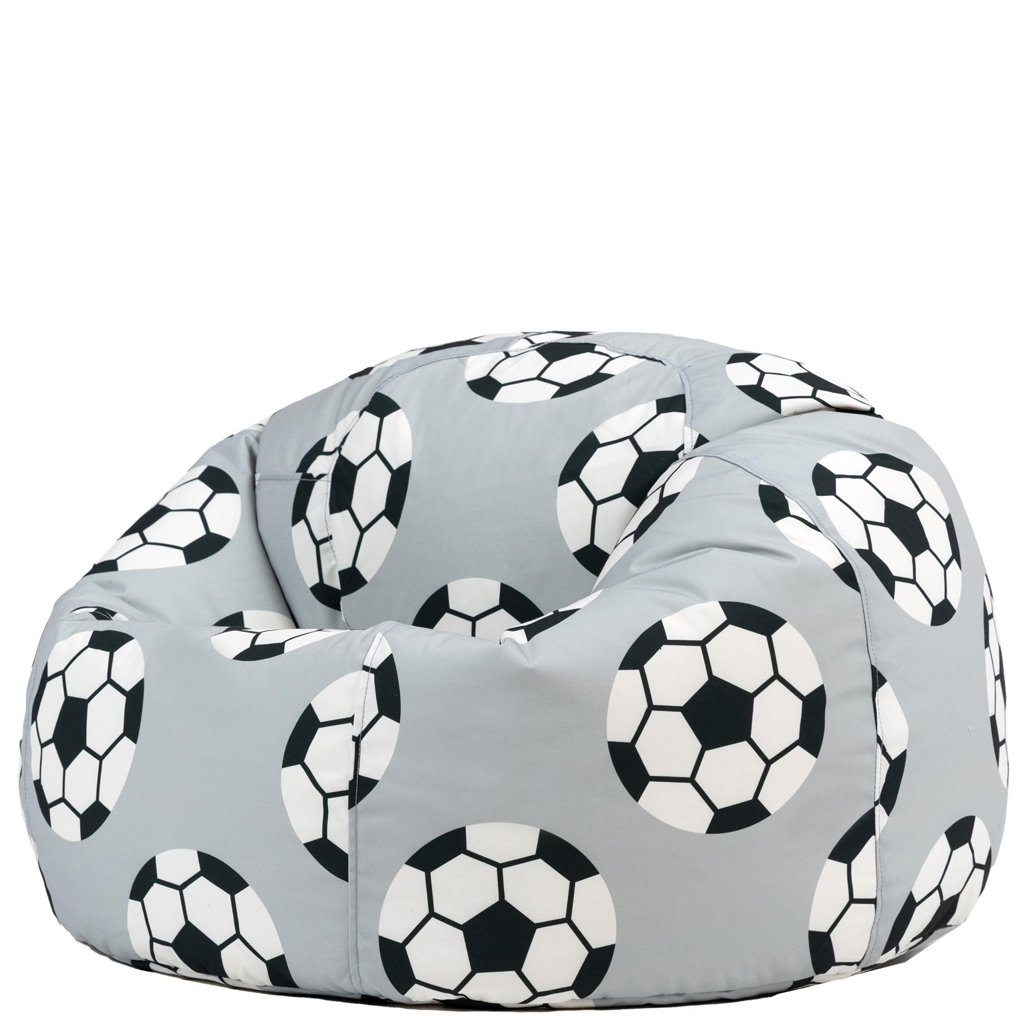 KINDERSITZSACK Kingston Fußball - Multicolor/Grau, Textil (80/45/80cm) - icon