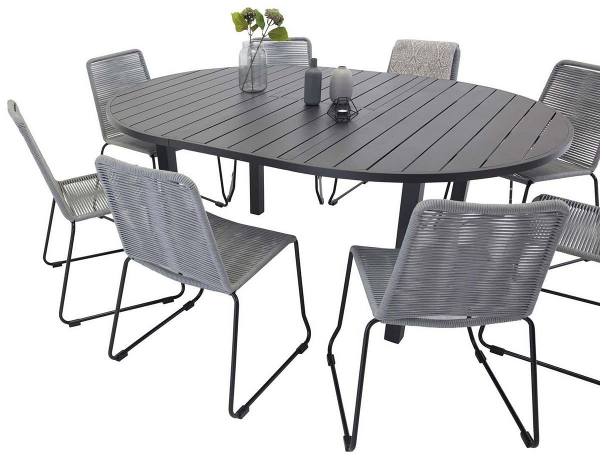 GARTENSET grau - Grau, Holzwerkstoff - ebuy24