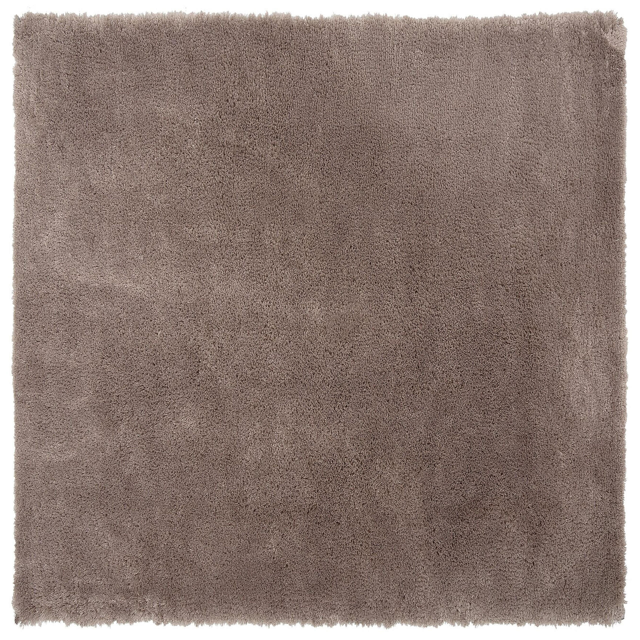 SHAGGY-TEPPICH Evren 200/200 cm - Braun, Kunststoff (200/200cm) - Beliani