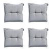 SITZKISSEN Panama 50/50 cm 4er-Set - Hellgrau, Textil (50/5/50cm) - Madison