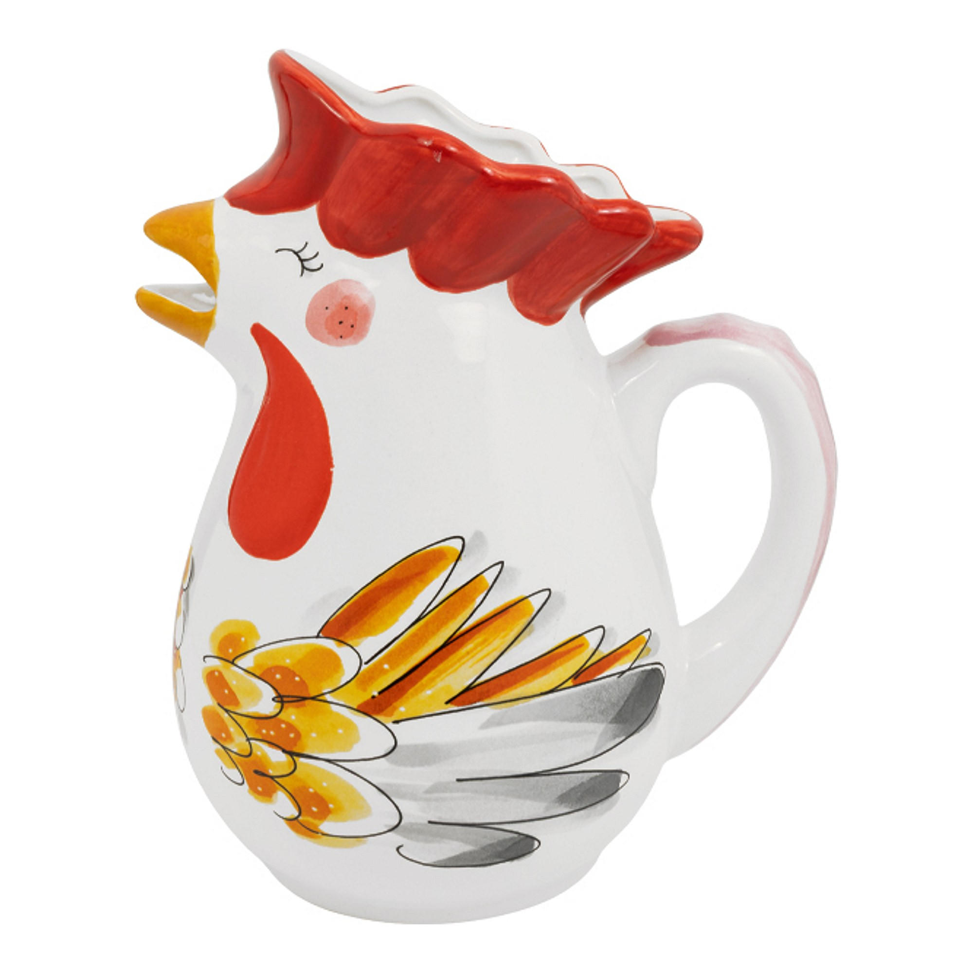 SAFTKANNE Osterhühner in Bunt - 26cm - Multicolor, Keramik (1L) - Blond Amsterdam