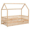 KINDERBETT Marceau Holz 190/90 cm - Braun, Holz - Happy Garden