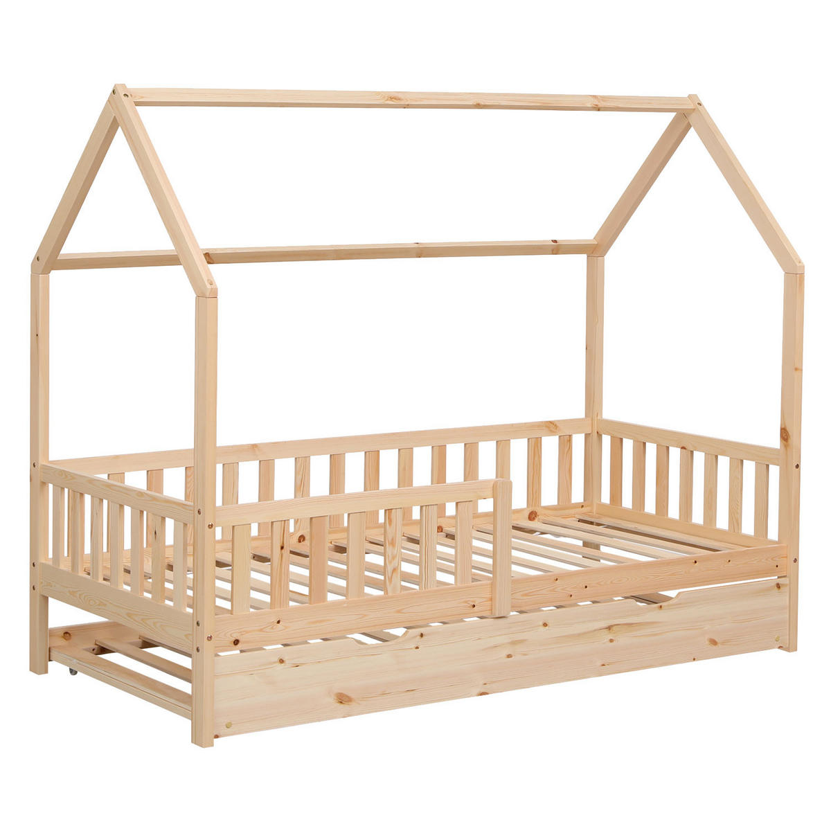 KINDERBETT Marceau Holz 190/90 cm - Braun, Holz - Happy Garden