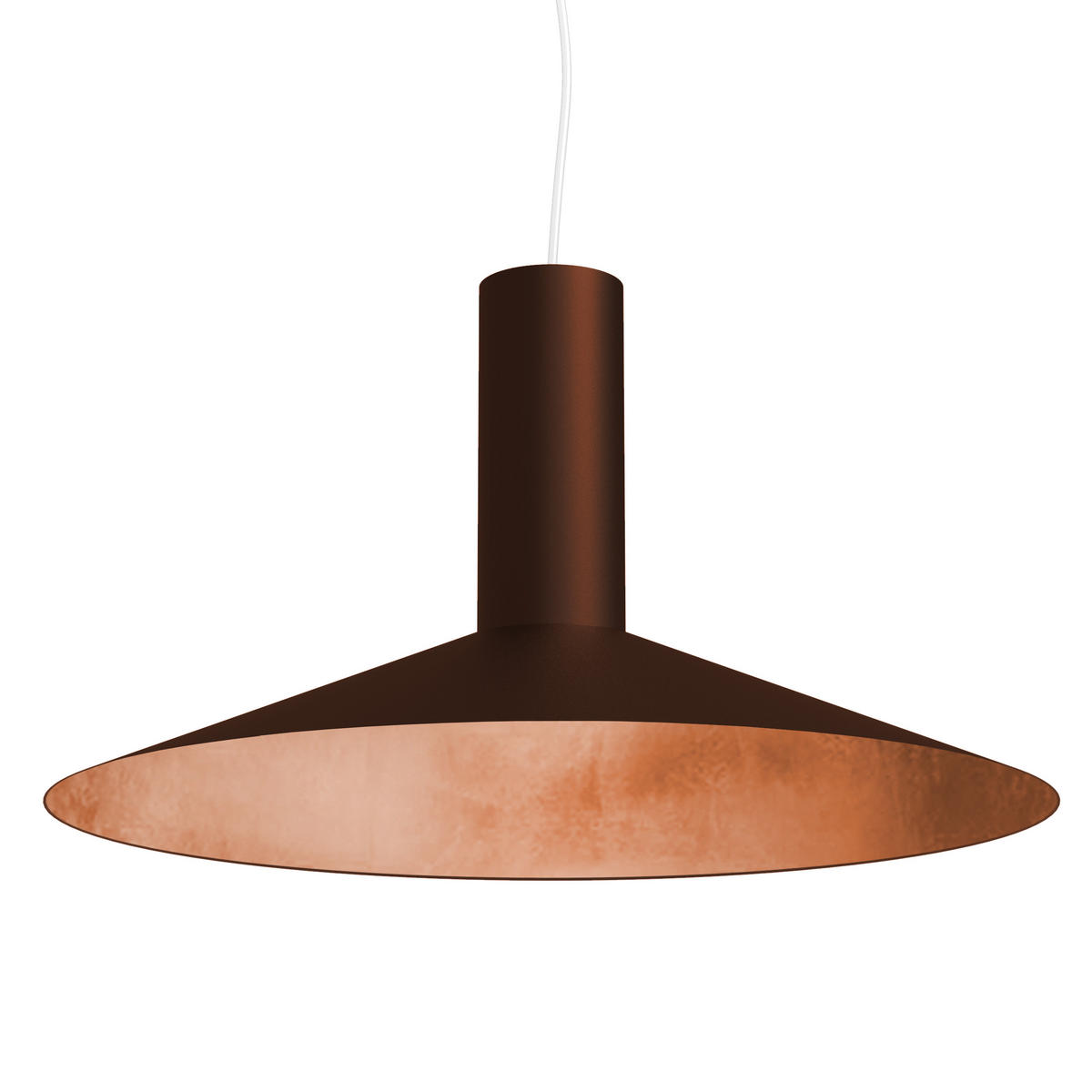 HÄNGELEUCHTE - Braun, Metall (40/40/22cm) - Lumicom