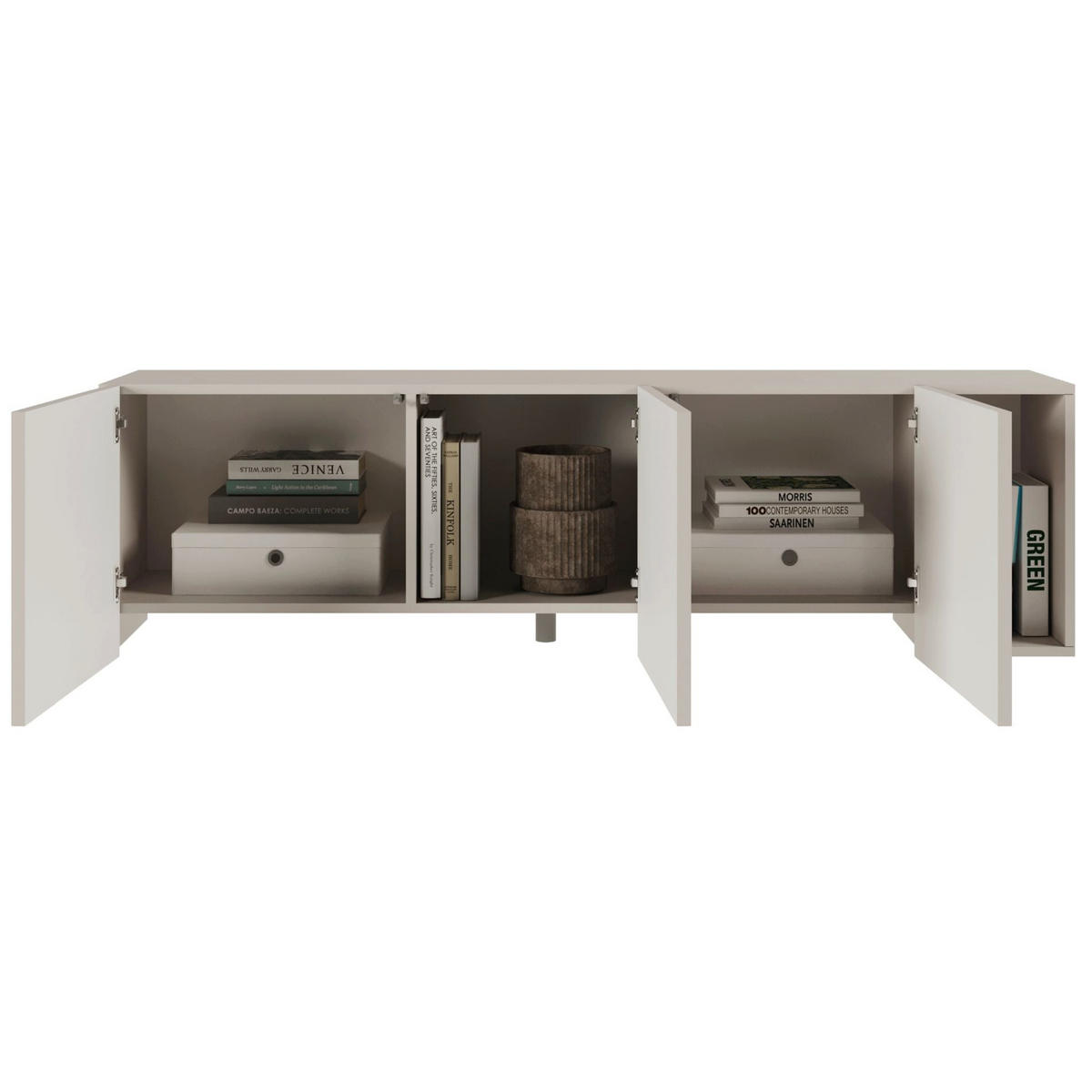 TV stolek Arkadia kašmírově šedý 175/49/35 cm - kašmírová, kompozitní dřevo (175/49/35cm) - Selsey