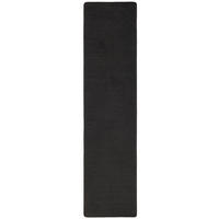 TREND VELOURS LÄUFER TEPPICH JOY - Schwarz, Textil (80/400cm) - Snapstyle