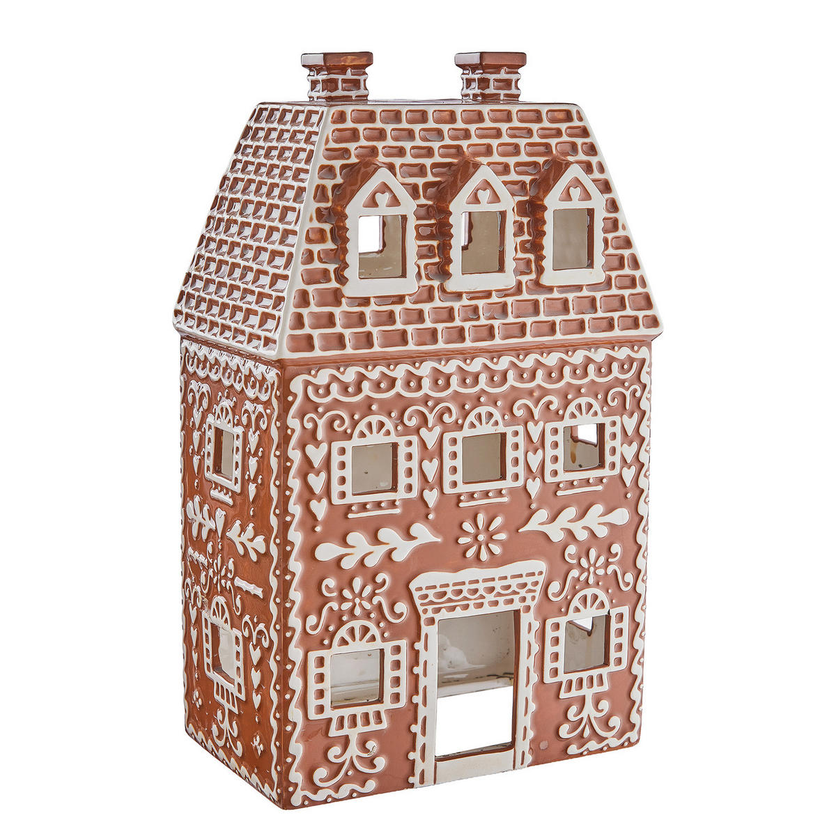 DEKO-HAUS Gingerbread - Braun, Keramik (18/11/30cm) - Butlers